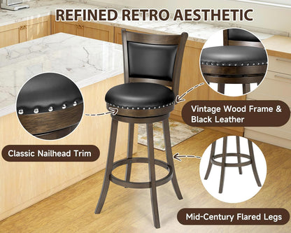 🌿 Upgrade Your Seating with a Luxurious Leather Footrest – Nailhead Design for Extra Flair! 🍂