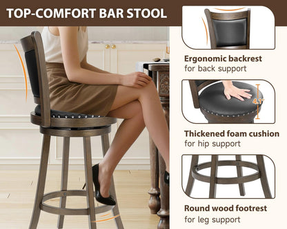 🌿 Upgrade Your Seating with a Luxurious Leather Footrest – Nailhead Design for Extra Flair! 🍂