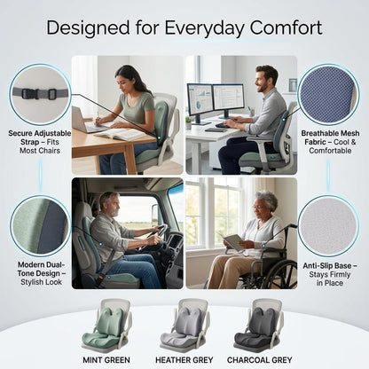 💺 Stay Comfortable All Day with Our Adjustable Wheelchair Cushion 🌞