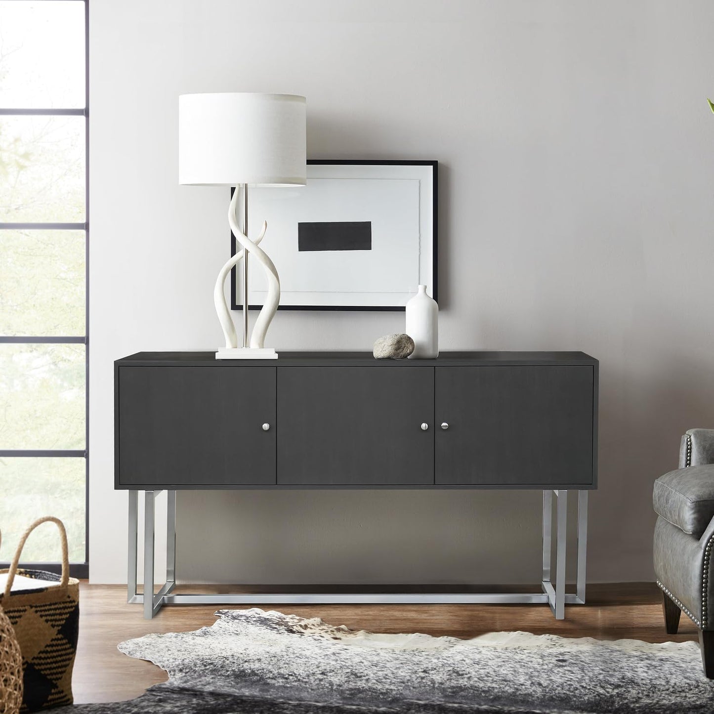 🏠 HomeStock Vintage Buffet Sideboard – Rustic Charm for Your Home! ✨