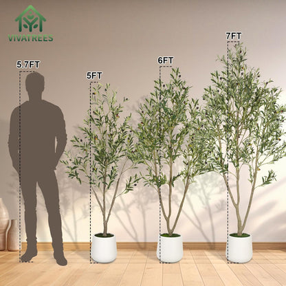 🌿 Lifelike Artificial Plant in a Natural Planter for a Touch of Green 🌱