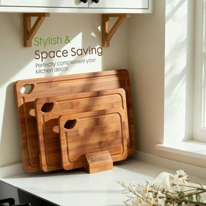 🍞 Premium Reversible Carbonized Wood Cutting Board - Perfect for Every Kitchen! 🍅